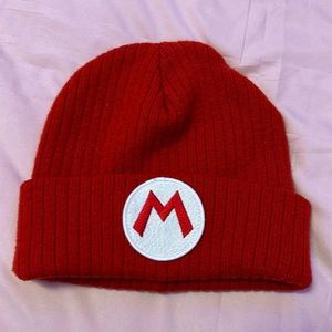Red Mario beanie.